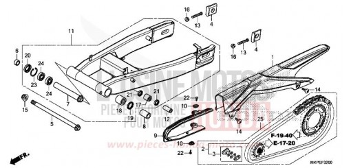 SCHWINGE (CB500FK,CB500FAK/L/M) CB500FAK de 2019